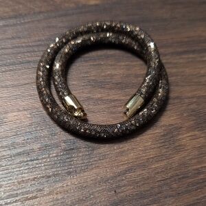 Swarovski Brown and Gold Stardust Bracelet